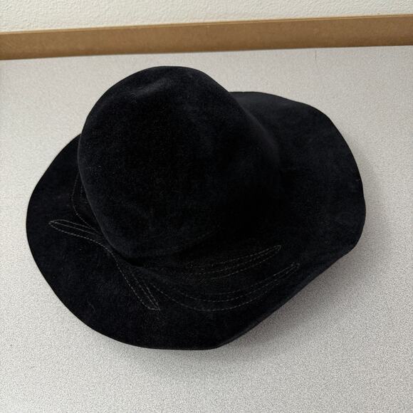 Helen Kaminski Formed Felt Hat Womens Black Embroidered Charm Classic Outdoors main image 8